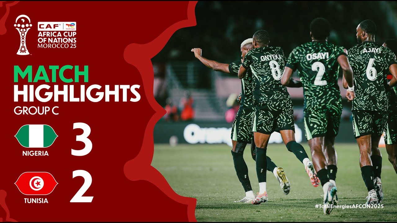 You are currently viewing HIGHLIGHTS | Nigeria 🆚 Tunisia | #TotalEnergiesAFCON2025 – Group C |ملخص مباراة نيجيريا وتونس