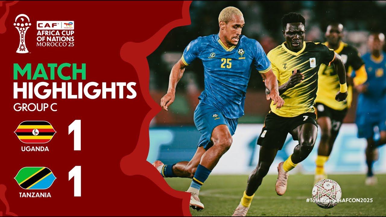 You are currently viewing HIGHLIGHTS | Uganda 🆚 Tanzania | #TotalEnergiesAFCON2025 – Group C