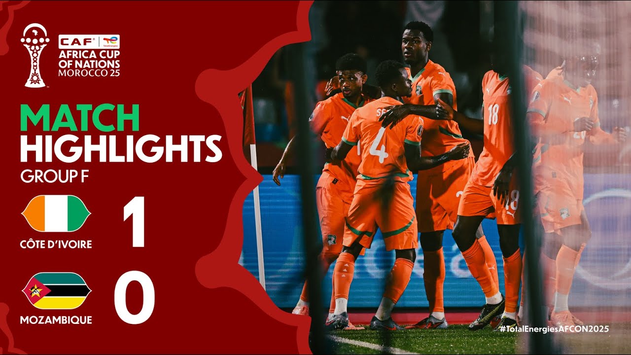 You are currently viewing HIGHLIGHTS | Côte d’Ivoire 🆚 Mozambique | #TotalEnergiesAFCON2025 – Group F