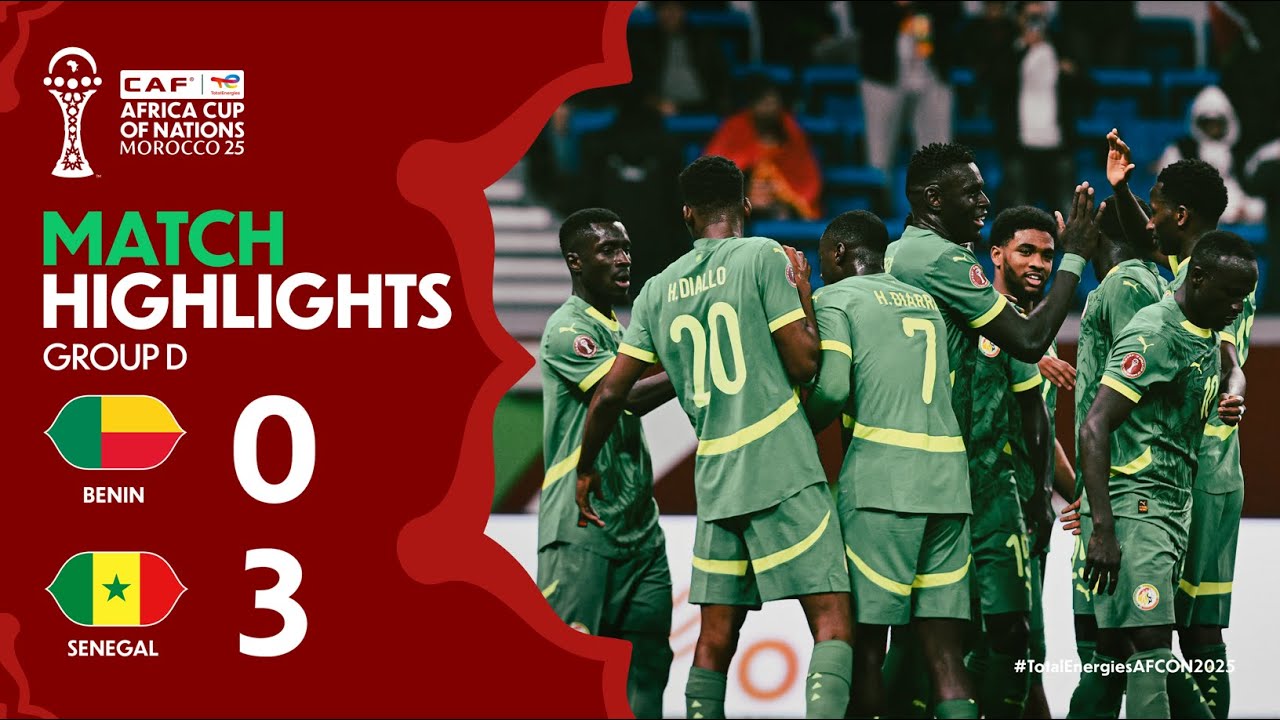 Read more about the article HIGHLIGHTS | Benin 🆚 Senegal | #TotalEnergiesAFCON2025 – Group D