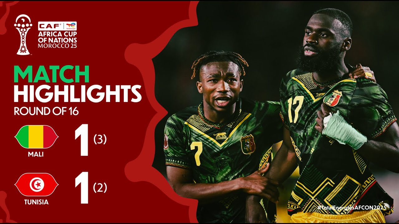 You are currently viewing HIGHLIGHTS | Mali 🆚 Tunisia | #TotalEnergiesAFCON2025 – Round of 16 | ملخص مباراة مالي وتونس