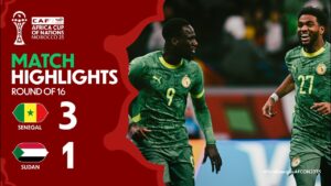 Read more about the article HIGHLIGHTS | Senegal 🆚 Sudan | #TotalEnergiesAFCON2025 – Round of 16 |ملخص مباراة السنغال والسودان