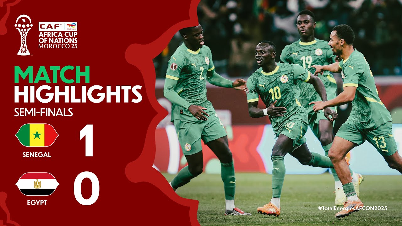 You are currently viewing HIGHLIGHTS | Senegal 🆚 Egypt | #TotalEnergiesAFCON2025 – Semi-Finals | ملخص مباراة السنغال ومصر