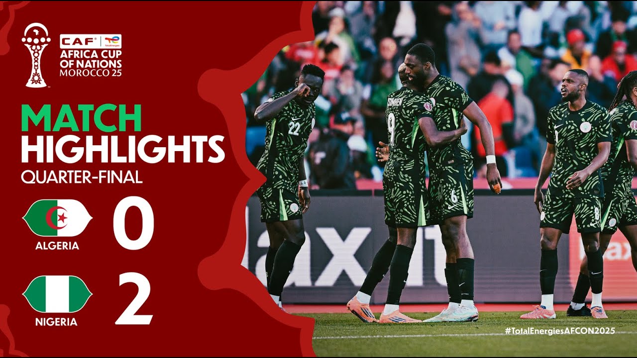 You are currently viewing HIGHLIGHTS | Algeria 🆚 Nigeria | #TotalEnergiesAFCON2025 – Quarter-Finals | ملخص الجزائر ونيجيريا