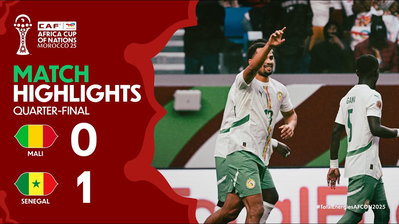 Read more about the article HIGHLIGHTS | Mali 🆚 Senegal | #TotalEnergiesAFCON2025 – Quarter-Finals
