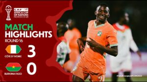 Read more about the article HIGHLIGHTS | Côte d’Ivoire 🆚 Burkina Faso | #TotalEnergiesAFCON2025 – Round of 16