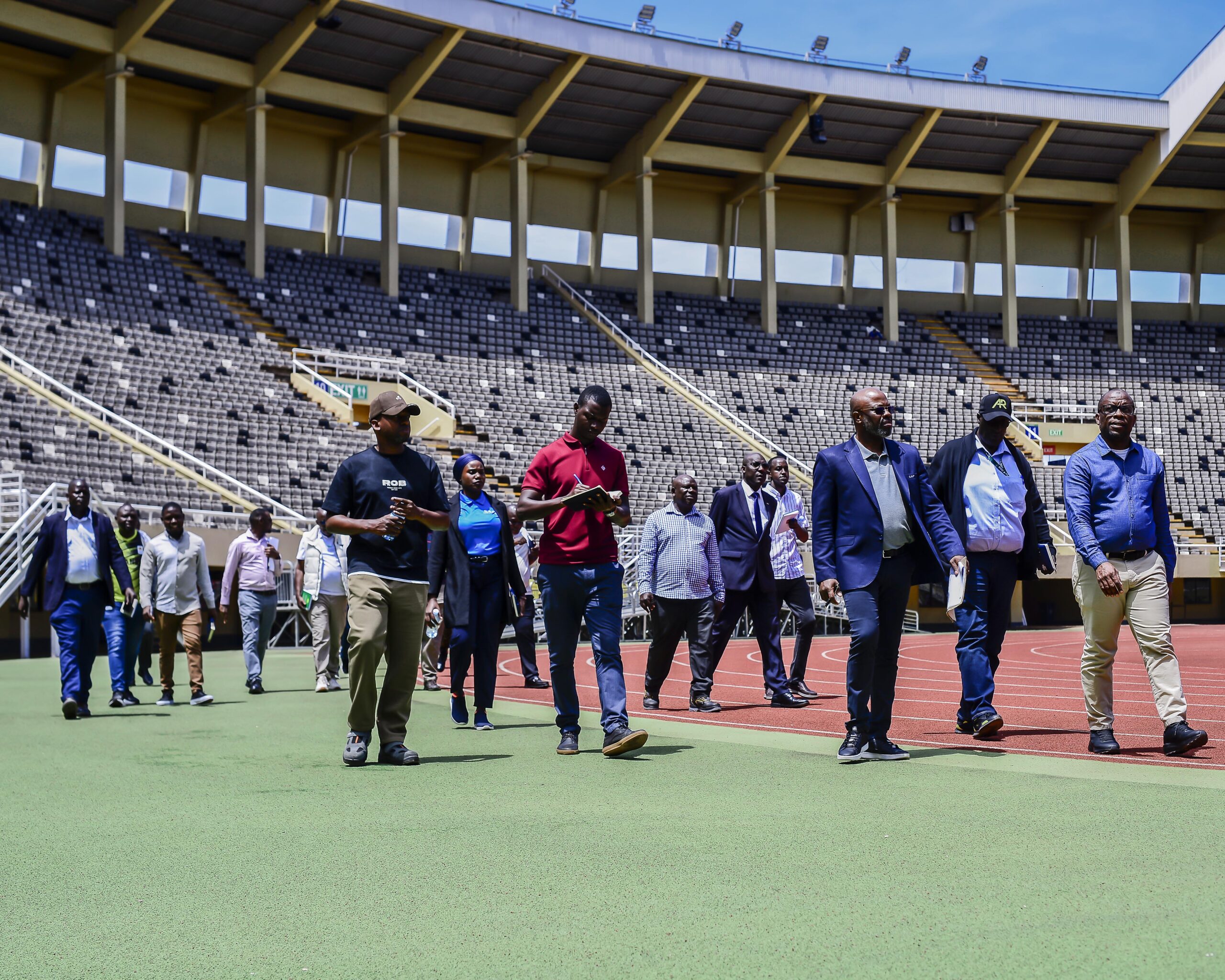 You are currently viewing CAF Inspection Team kick-off TotalEnergies CAF AFCON Kenya, Uganda, Tanzania 2027 visits to the PAMOJA countries this week