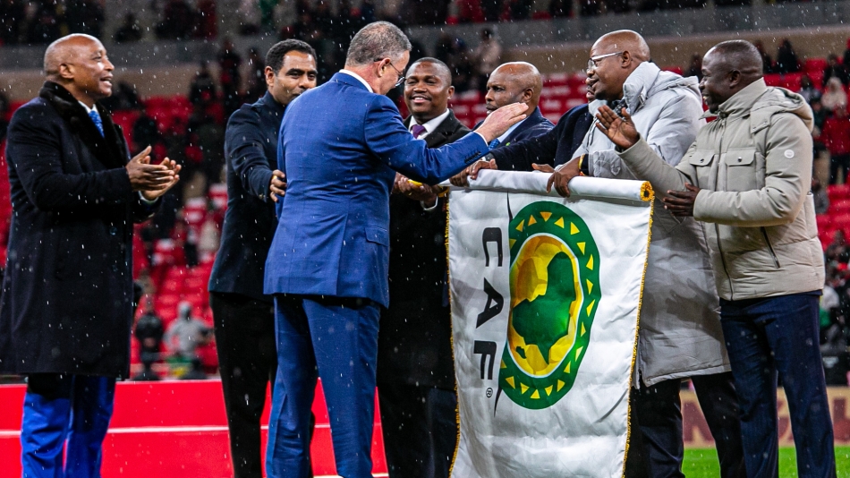 You are currently viewing East Africa Officially Receives CAF Flag to Host AFCON 2027
